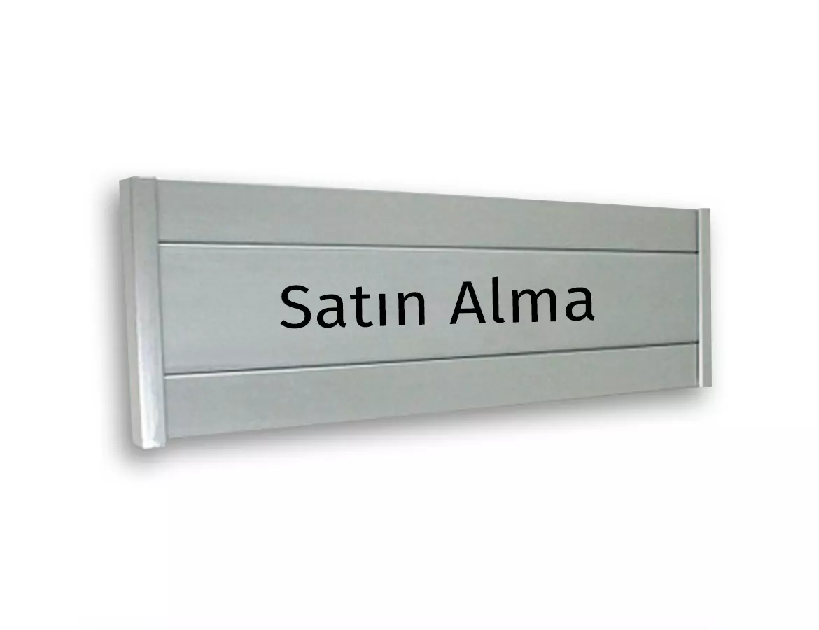 Alüminyum Kapı İsimliği