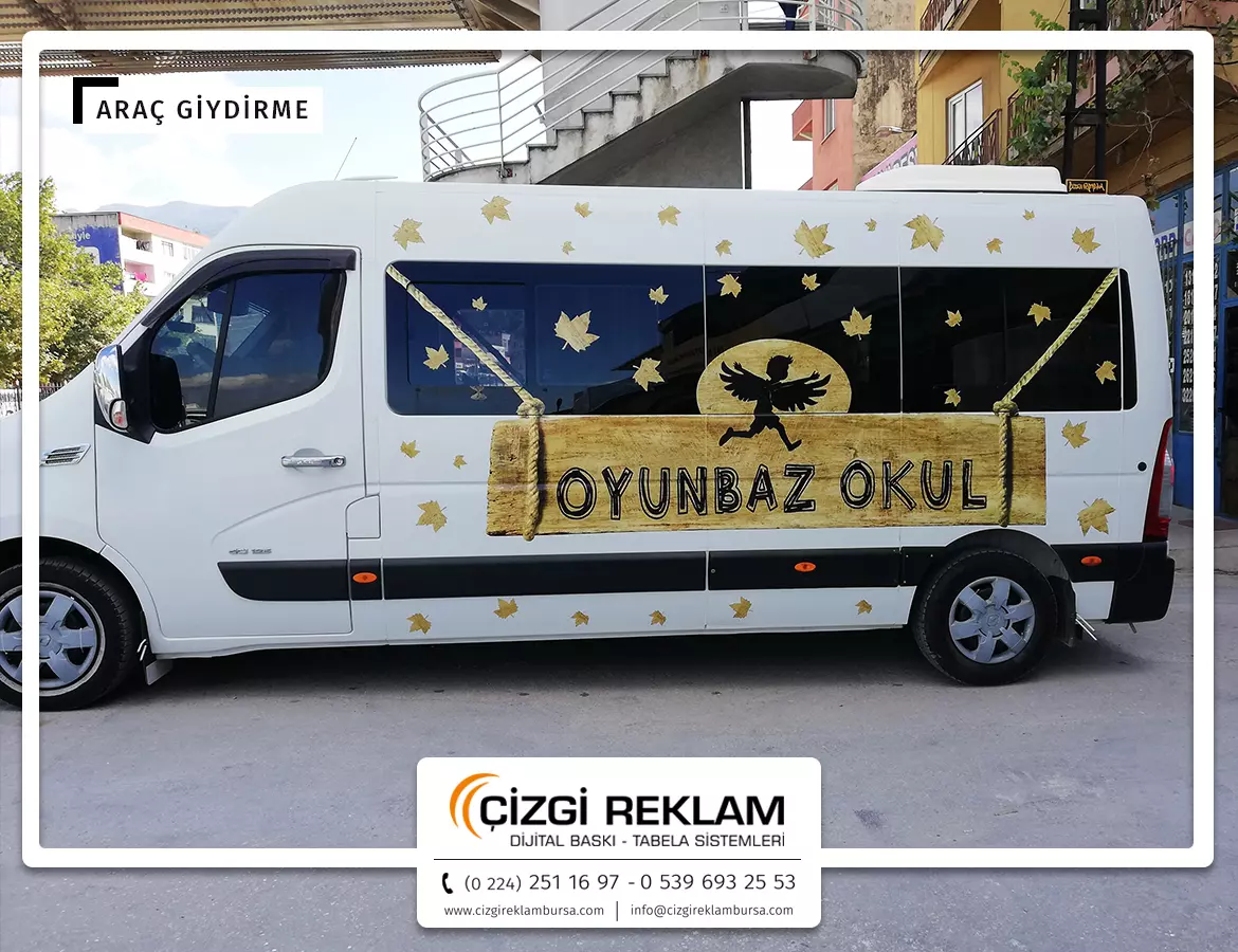 Bursa Araç Üzeri Kısmi Giydirme