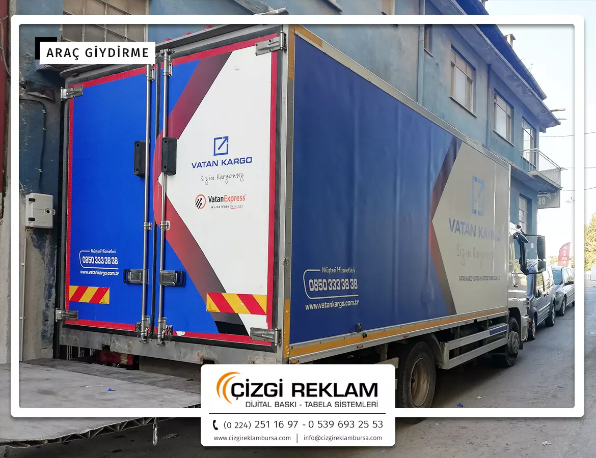Kargo Araç Reklam Giydirmesi