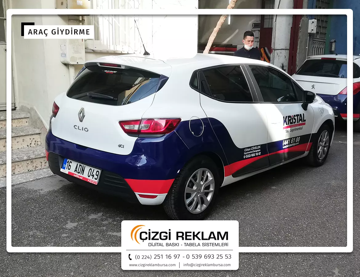 Araç Üzeri Bölgesel Reklam Giydirme