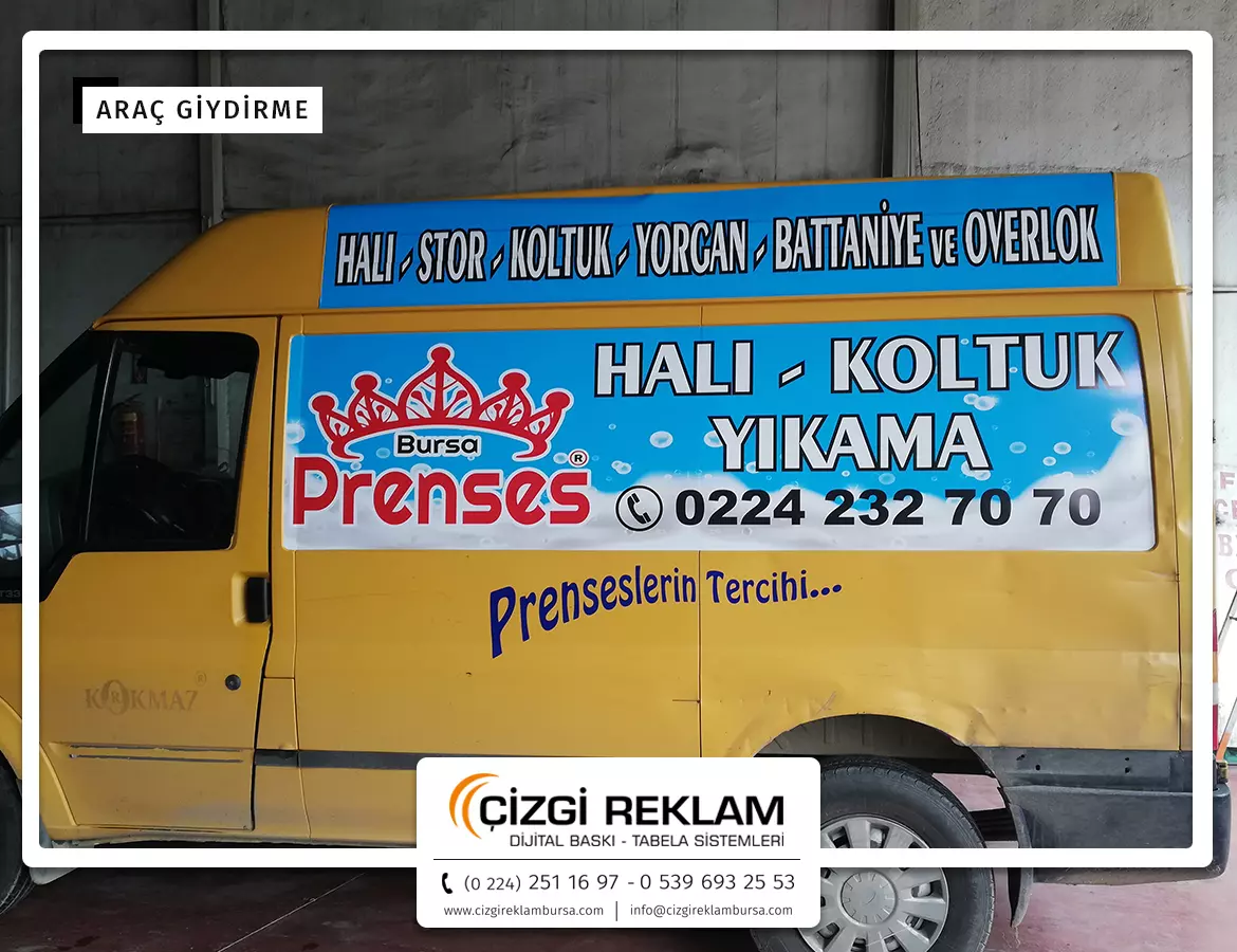 Bursa Araç Üzeri Logo Yapan Yerler