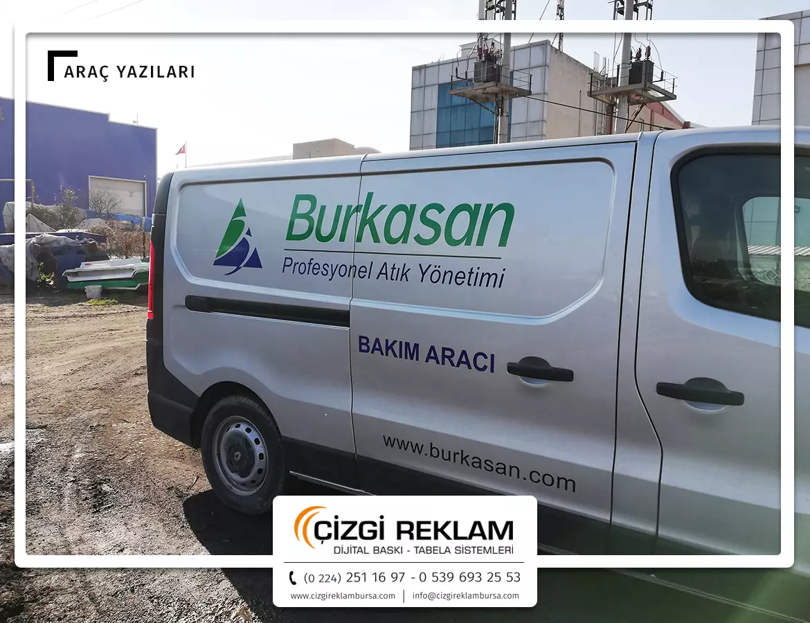 Bursa Araç Reklam Yazıları