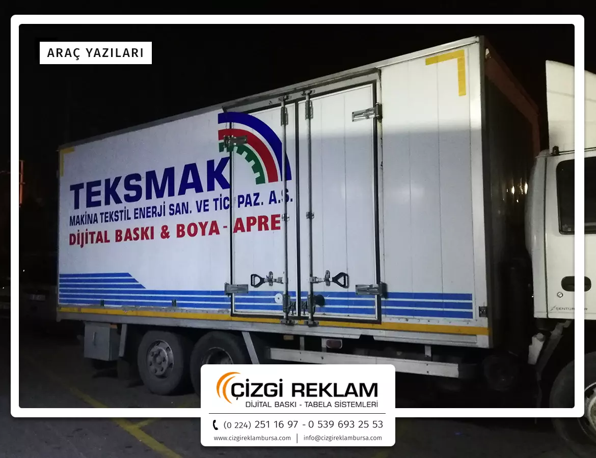 Bursa Araç Reklam Yazıları