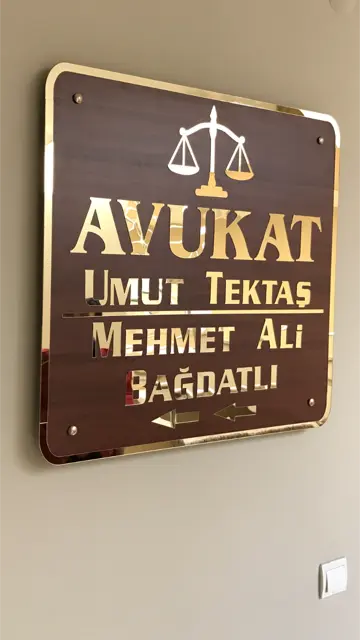 avukat tabelası