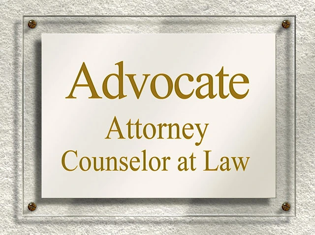 avukat tabelası