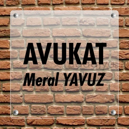 avukat tabelası